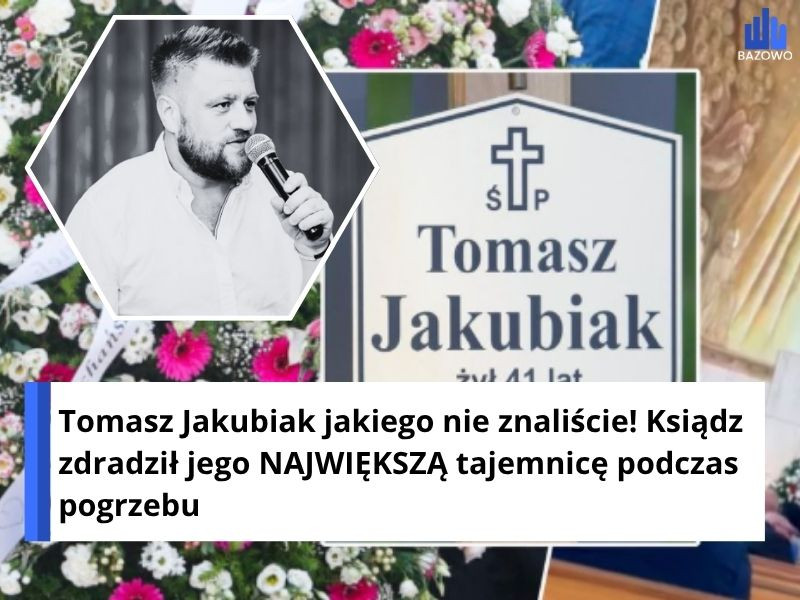 Tomasz Jakubiak jakiego nie znaliście! Ksiądz zdradził jego NAJWIĘKSZĄ tajemnicę podczas pogrzebu